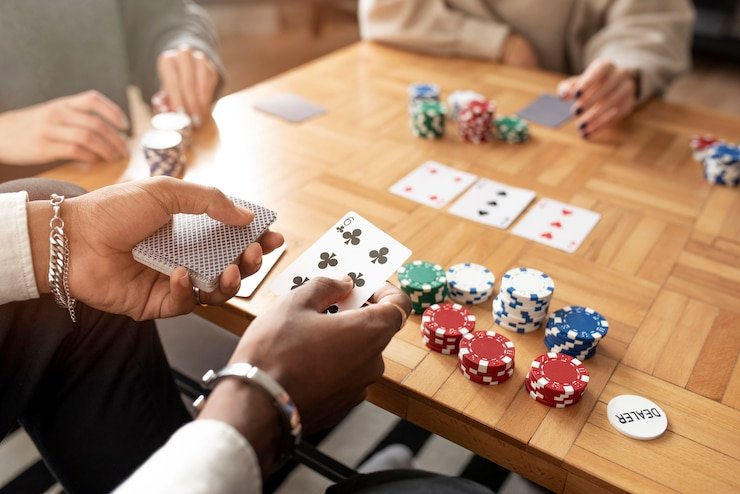 tkp188 Gaple Online player interface with domino tiles and game board